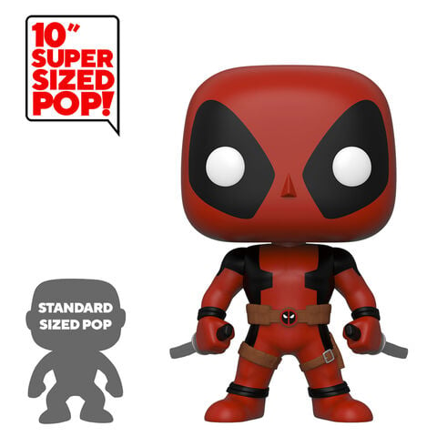Figurine Funko Pop! N°543 106071 - Deadpool - Deadpool Deux Epées 25 Cm Rouge